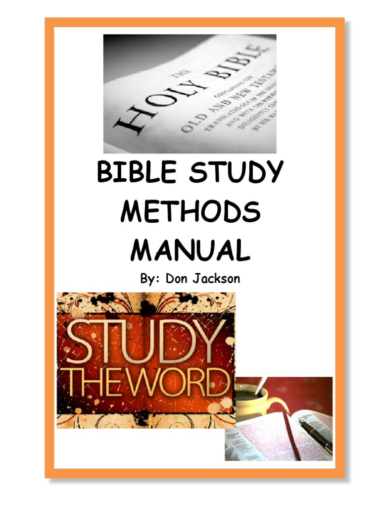 Bible Study Methods Manual | PDF | Exegesis | Bible