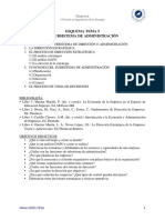 ESQUEMA TEMA 5. El Subsistema de Administración