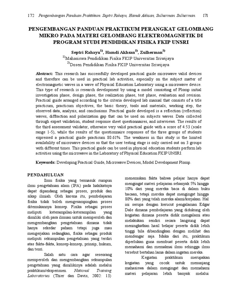 Contoh Jurnal Gelombang Mikro Pdf