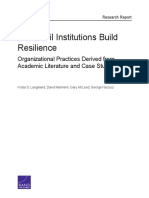 How Civil Institutions Build Resilience