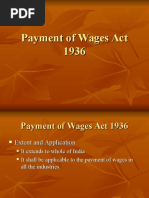 Payment of Wages Act 1936