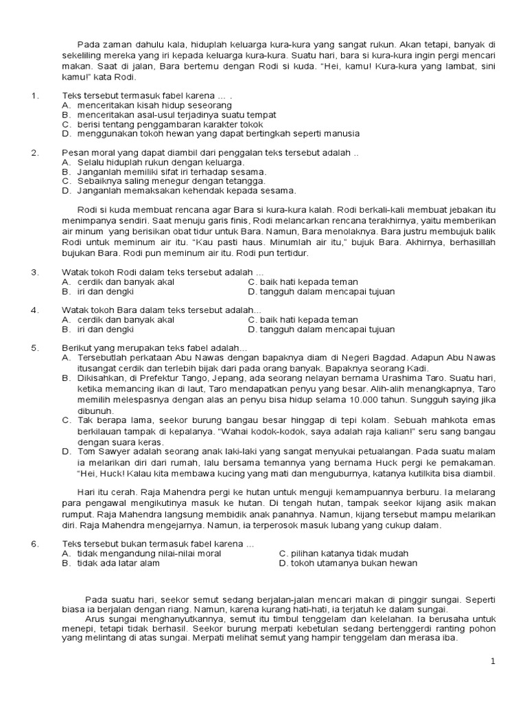 Soal Uas Kls 8 Pdf