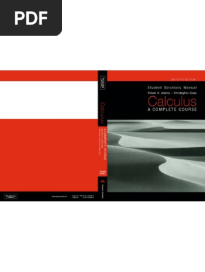 Adams - Calculus A Complete Course 7th c2010 - Student