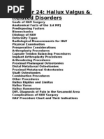 Chapter 24: Hallux Valgus & Related Disorders