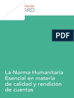 Core Humanitarian Standard - Spanish