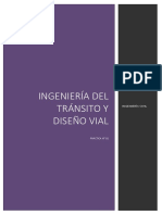 Informe Ing Transito y Diseño Vial 