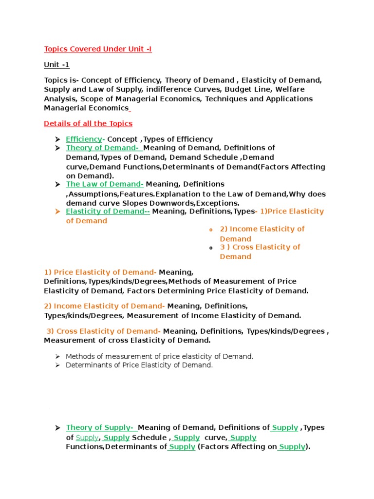 Key Concepts in Managerial Economics | PDF