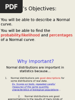 normal distribution and sd