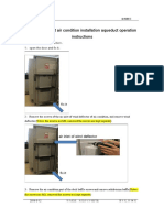 7-ICC500 Cabinet Air Condition Installation Aqueduct Operation Instructions