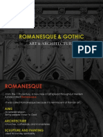 Romanesque and Gothic Art and Arch by
