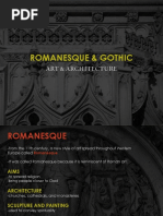 Romanesque and Gothic Art and Arch by