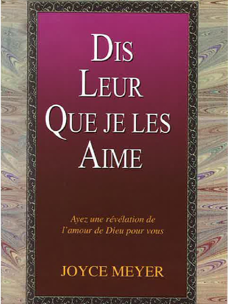 Livre De Joyce Meyer En Francais Pdf