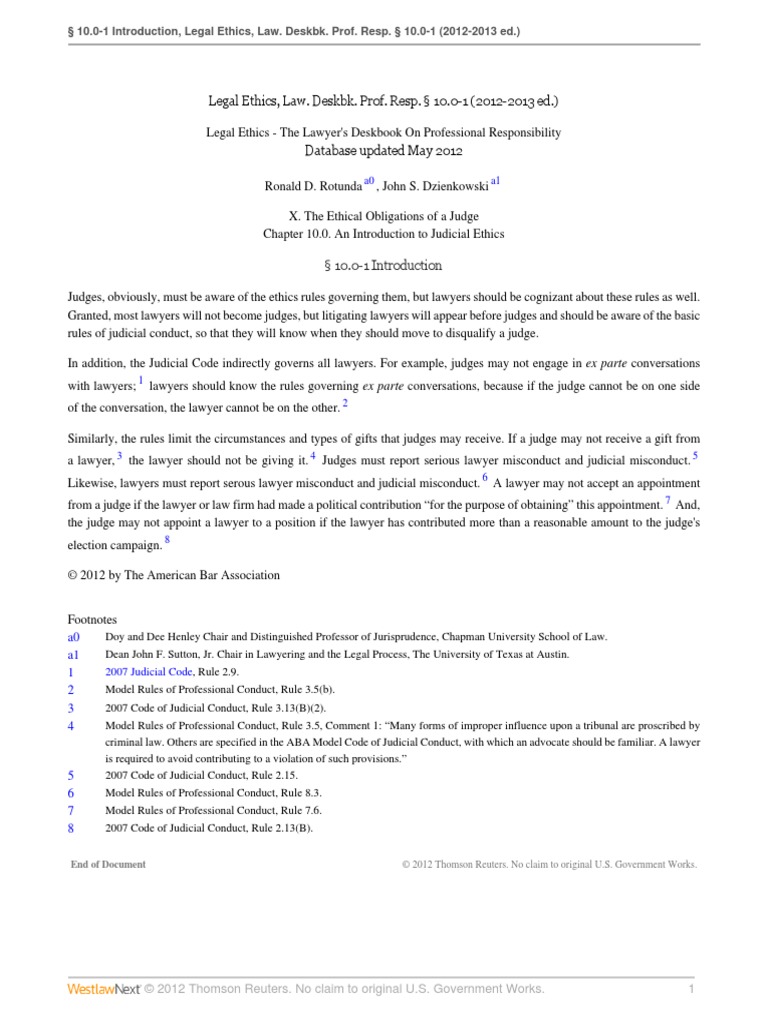 ABA Model Code of Judicial Conduct American Bar Association ABA