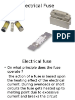 Basics of Electrical Fuse