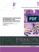 Discapacidad Intelectual-Intervencion Psicologica ( FOCAD-13)