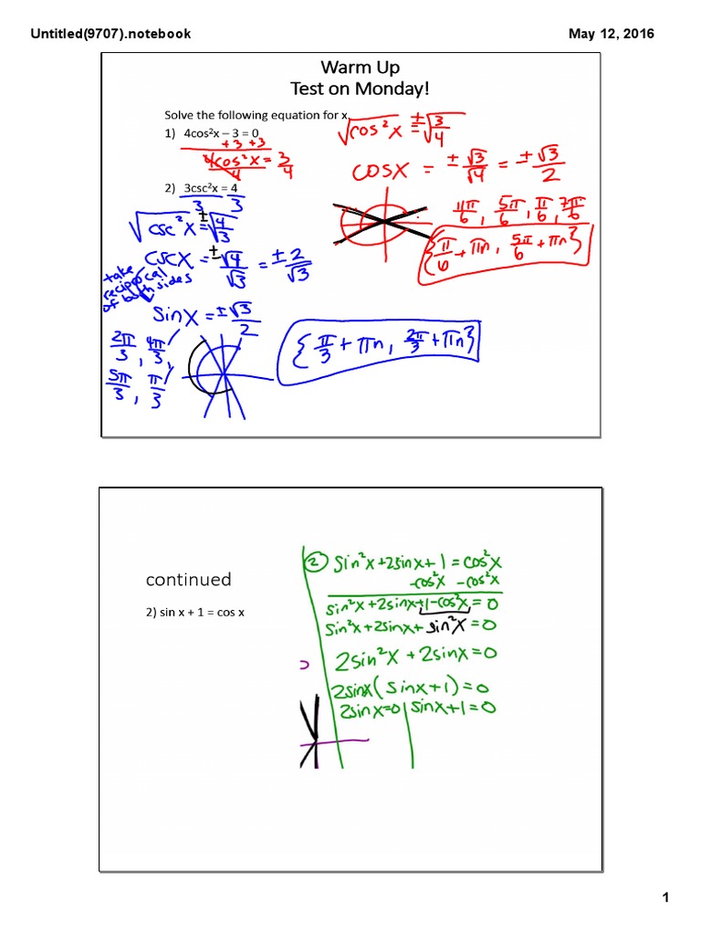 Notebook Entries from May 2016 | PDF