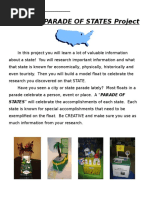 5th Grade State Float Project | PDF | Cognitive Science | Cognition