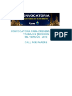 Convocatoria 2016