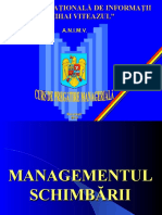 CMI - Managementul Schimbarii