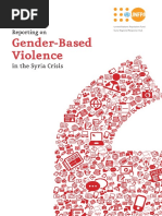 Reporting on Gender Based on Violence in the Syria Crisis