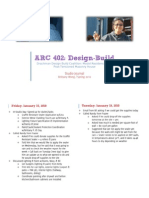 ARC 402: Design-Build: Drachman Design Build Coalition: Model Residence Four Post-Tensioned Masonry House