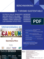 benchmarking carrera- turismo sustentable