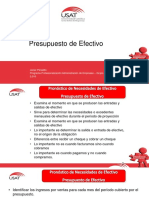 Ejercicio Presupuesto de Efectivo