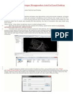 Menghitung Volume Dengan Menggunakan AutoCad Land Desktop