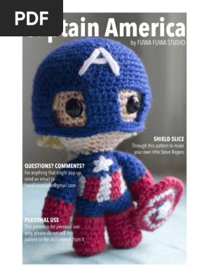 Amigurumi Captain America Pattern