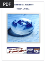 Caderno de Resumos Do VI Seminário de Pesquisa Da Faceq