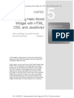 Creating Hello World Web Widget With HTML CSS and Javascript