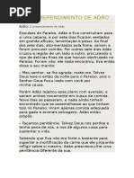 22 - o Arrependimento de Adão