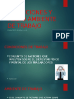 Condiciones y Medio Ambiente de Trabajo