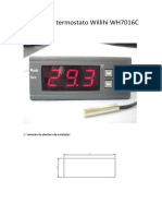 Manual Termostato WH7016