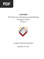 Download vCalendar V10 Specifications by kuUada SN31243097 doc pdf