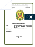 Trabajo Aplicativo Uso de La Fuerza en Situaciones de Violnecia, Tension y Distrubios Internos.