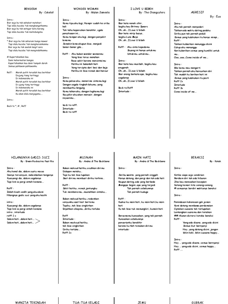 Lirik Lagu Romantis Cinta Dalam Hati Ungu Lengkap Chord Gitar Mungkin Ini Memang Jalan Takdirku Tribunjatim Com