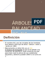 Arbol Balanceado