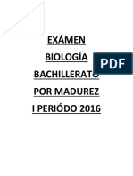 Exámen Biología 2016 i Periodo Bachillerato Por Madurez (1)