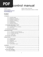 ELC - Hydrocontrol Manual