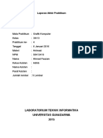 Laporan Akhir Ke - 4 Grafik Komputer