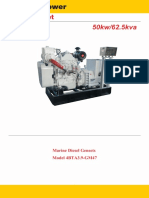 Cummins Marine Genset 4BTA3.9-GM47 PDF