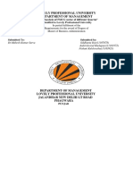 Synopsies For Trend Analysis of FMCG Sectorankit - 1