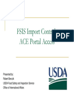 Mainageable Fsis Import