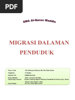 Download Kerja Khusus Migrasi Dalaman Penduduk 2010  Full Edition  by Nik Mohamad Zhafran SN31245241 doc pdf