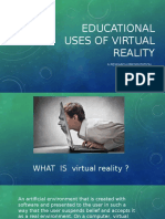 Educational Uses of Virtual Reality