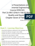 Part 2a Wk 5-6 Water Quality and Quantity EENV 101