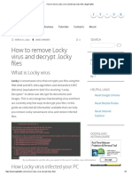 How To Remove Locky Virus and Decrypt PDF