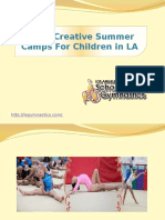 Most Creative Summer Camps For Children in LA