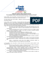 Carta dei Valori per le primarie aperte del centrosinistra a Cantù (CO), 13.11.2016